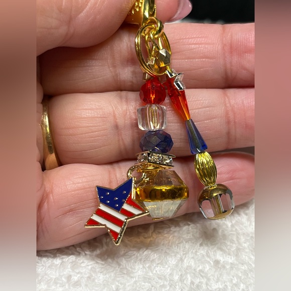 Made for your USA friends-purse bling or key fob/laptop case clip - Picture 4 of 7